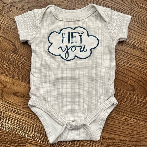 Blue and grey short sleeve onesie bodysuit bundle, size 3-6 month (set of 3) - Picture 4 of 9